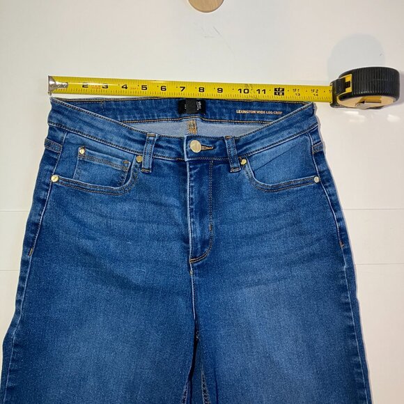 Jones New York Lexington Wide Leg Crop Jeans Womens Size 4 | High Rise Denim - Picture 9 of 10